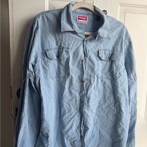 Wrangler Sky Blue Denim Shirt